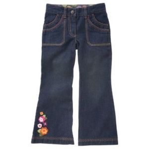 Gymboree Fall Forest Embellished Jeans SZ 9